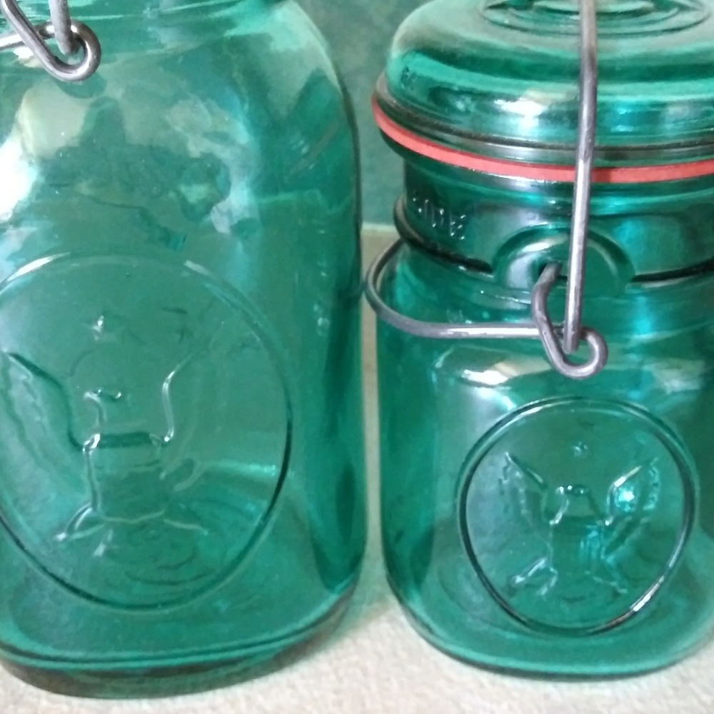Wired bicentennial ball jar set